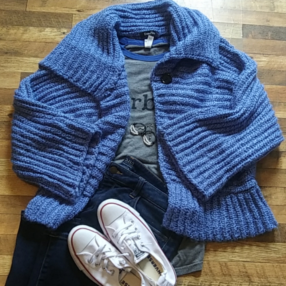 💙 Evan Picone me Cardigan XL